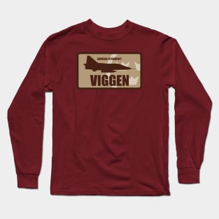 Swedish Air Force Viggen Patch (desert subdued) Long Sleeve T-Shirt